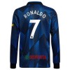 Oficiální Fotbalový Dres s Dlouhý Rukáv Manchester United Cristiano Ronaldo 7 Třetí 2021-22 pro Muži